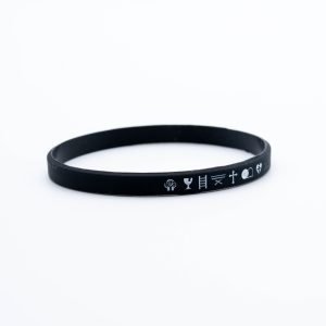 Adult Black Wristbands