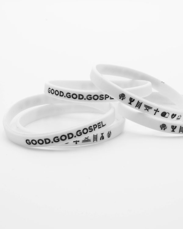 Kids White Wristbands